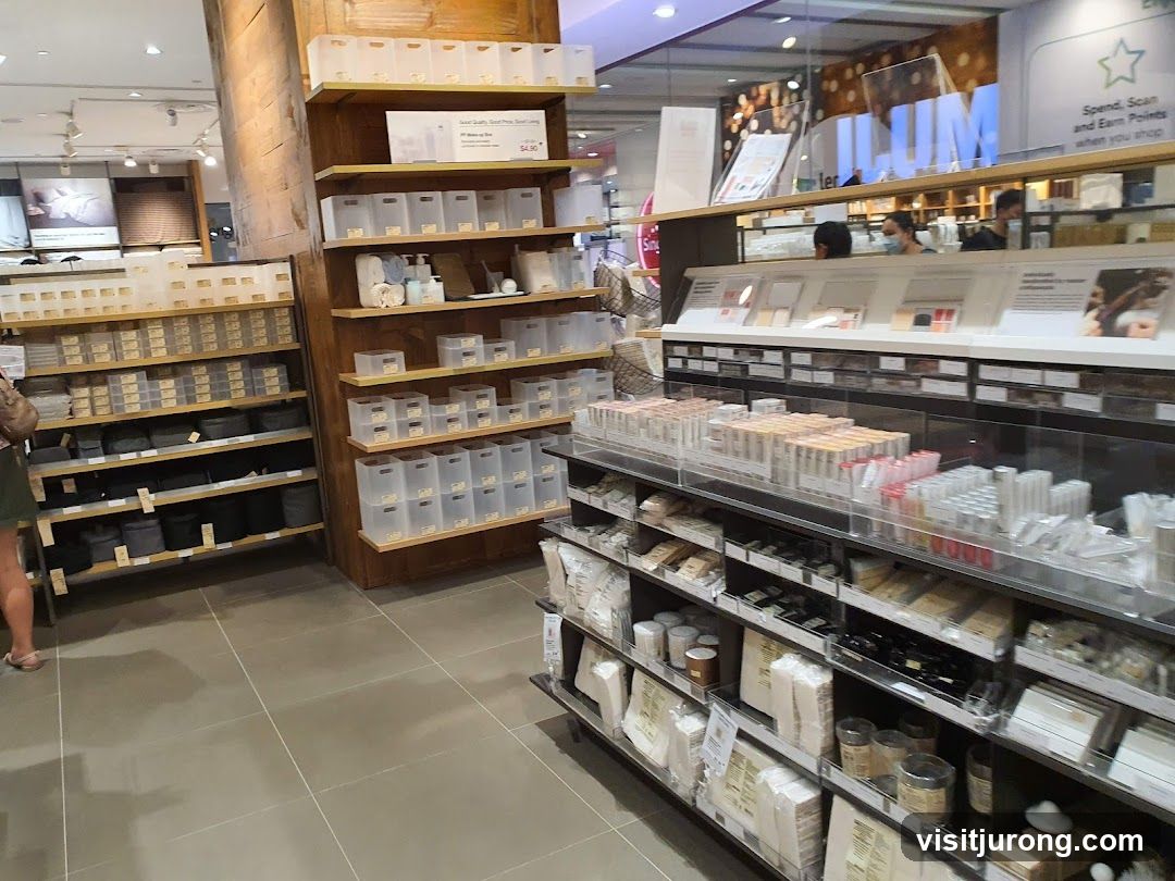 Store Interior with Shelving