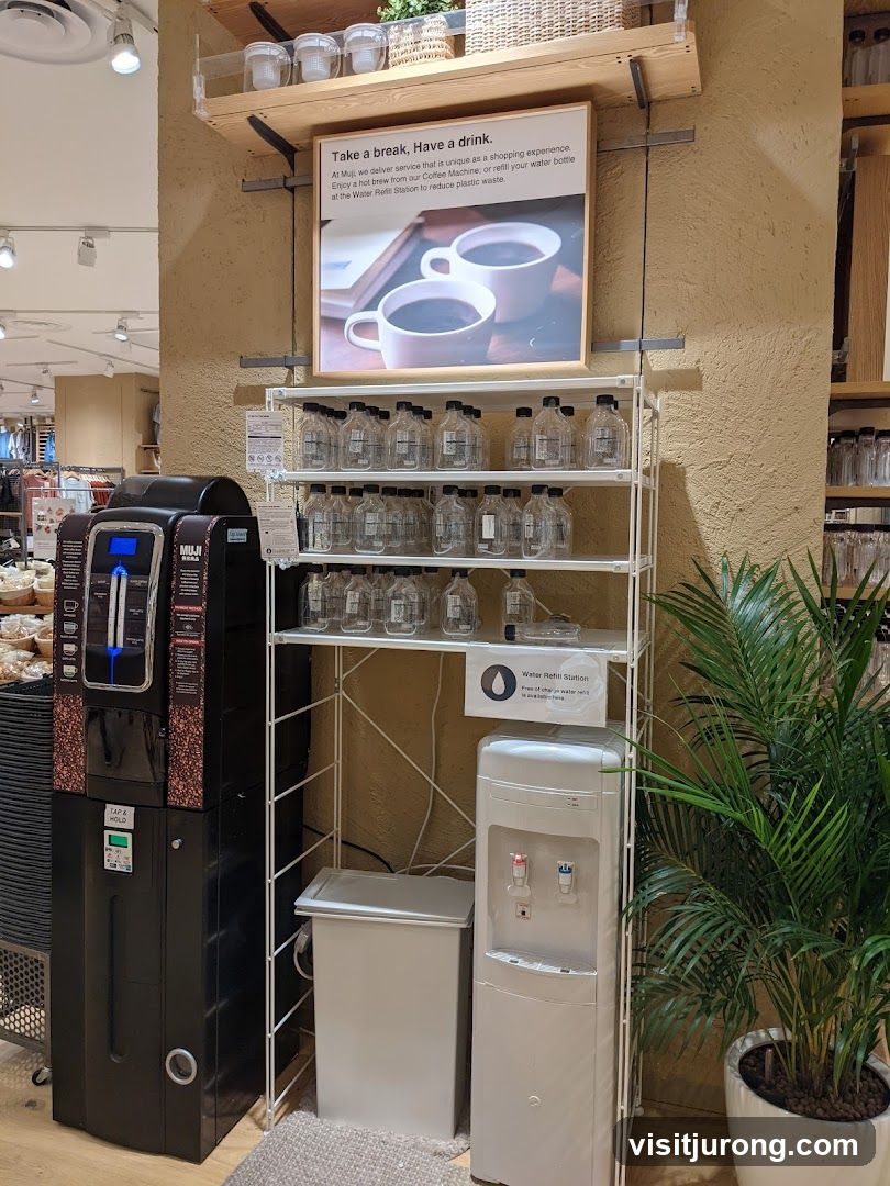 Muji Coffee and Water Refill Station
