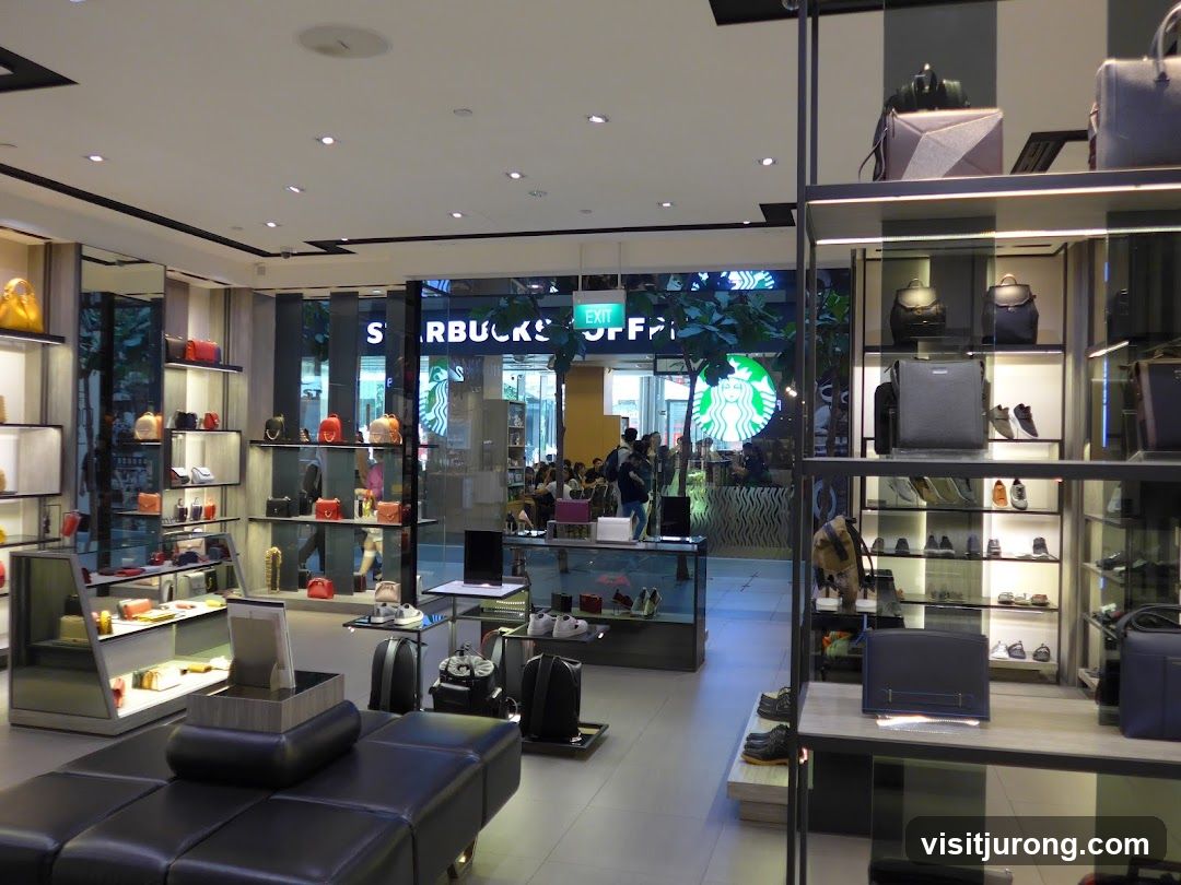 Store Interior with Handbags and Shoes