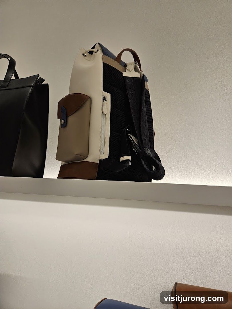 Backpacks on Display
