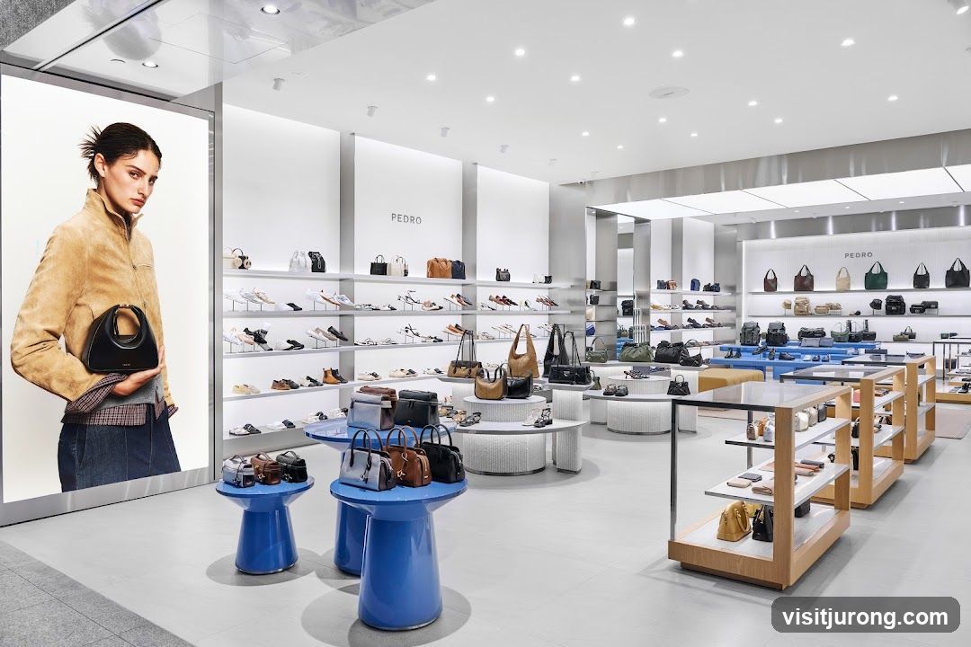 Modern Shoe and Handbag Store Interior