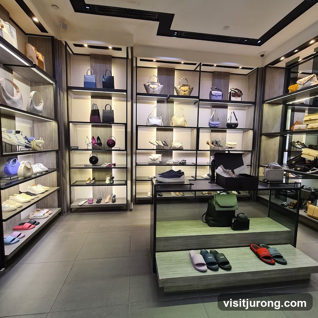 Shoe and Handbag Store Interior
