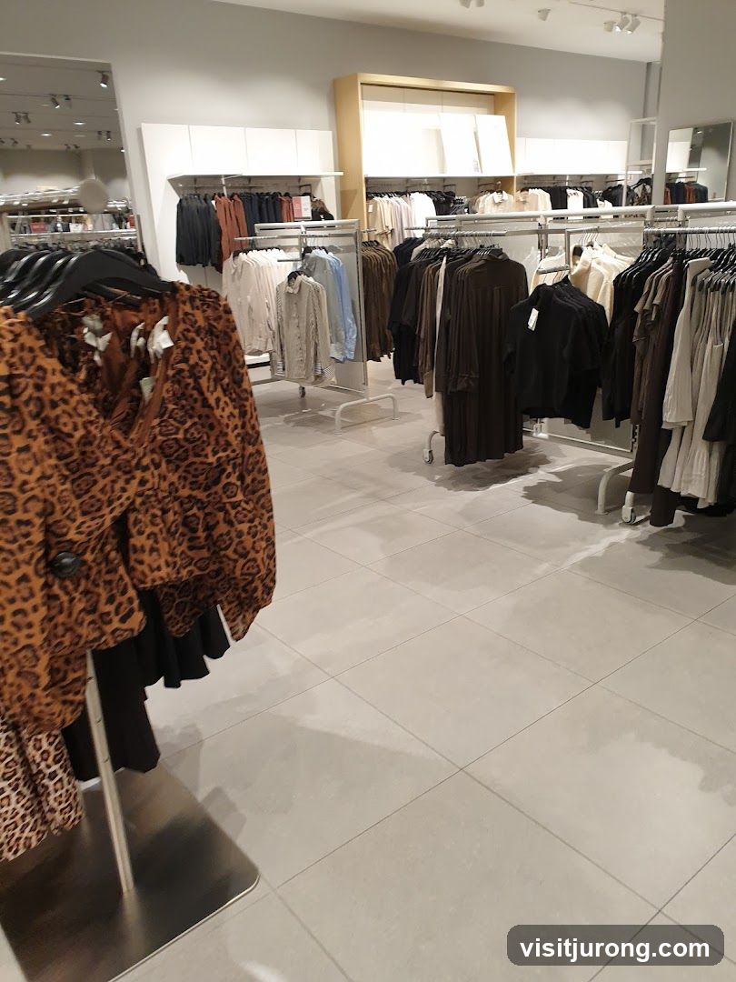 Clothing store interior
