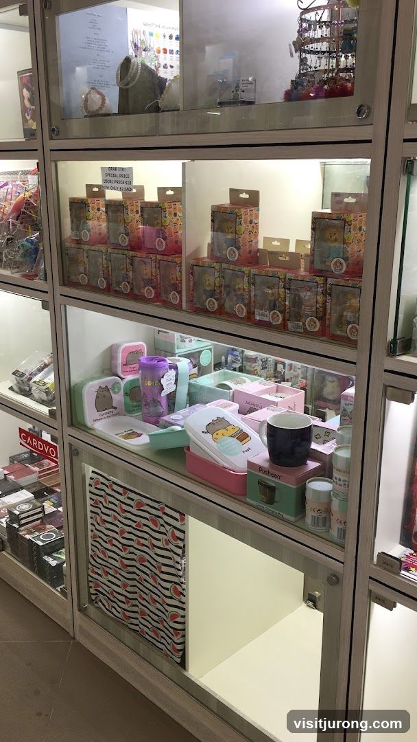Display Case with Merchandise