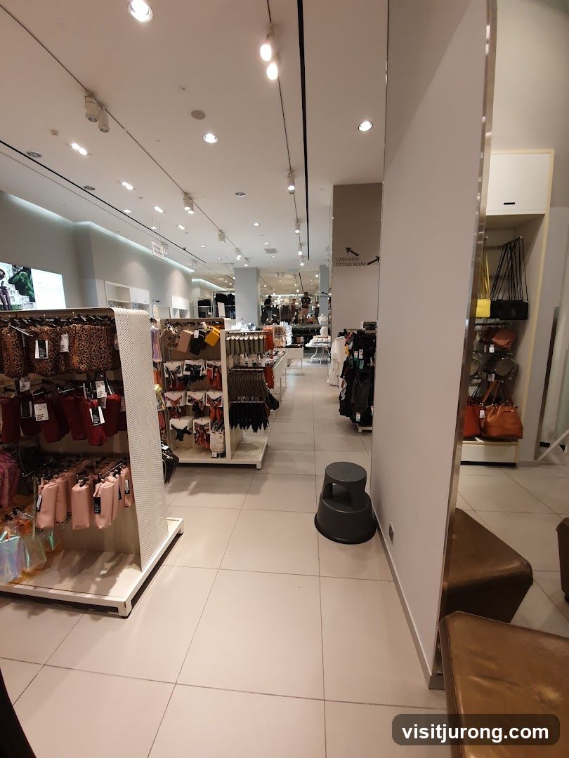 Clothing store interior