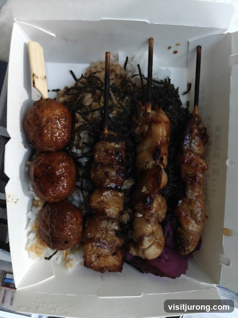 Bento Box with Skewers