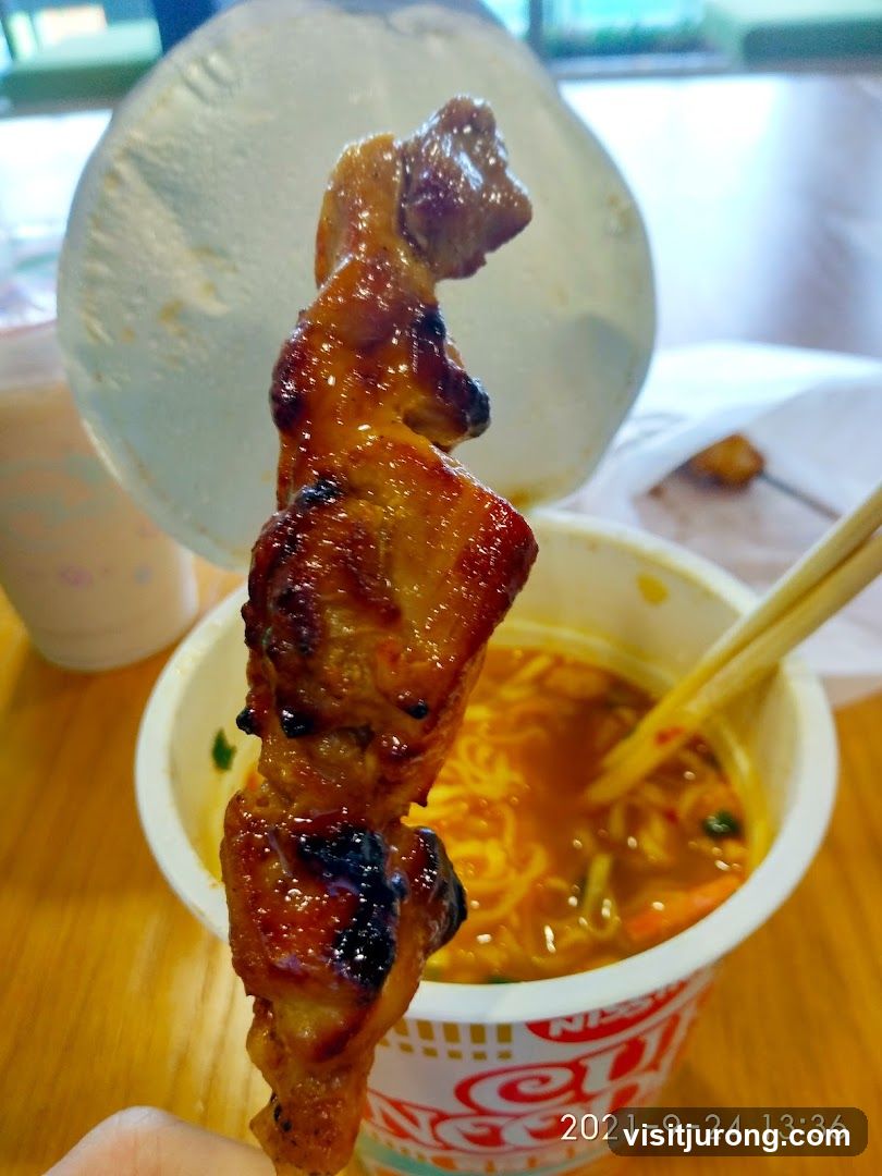 Grilled Skewer and Ramen