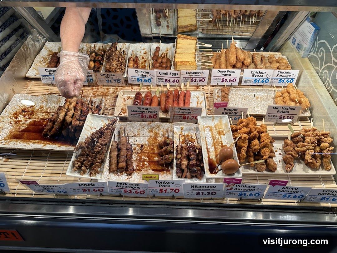 Assortment of Skewered Foods