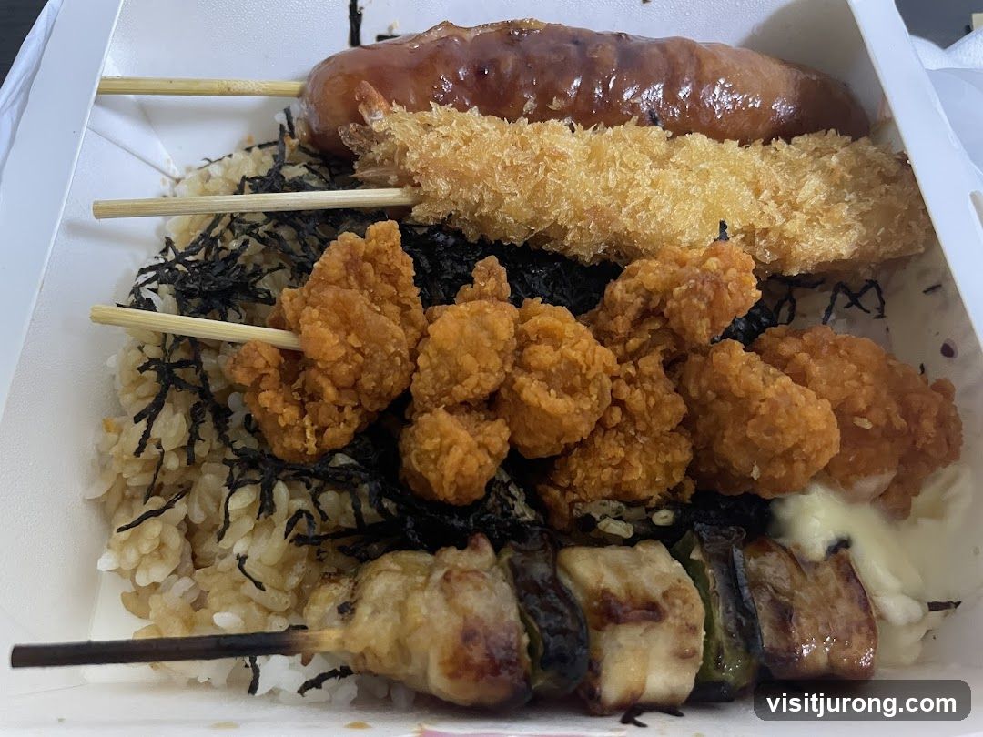 Bento Box with Skewers