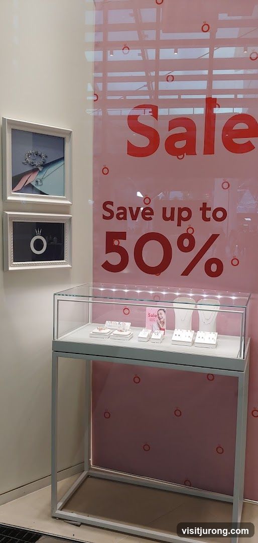 Jewelry store sale display