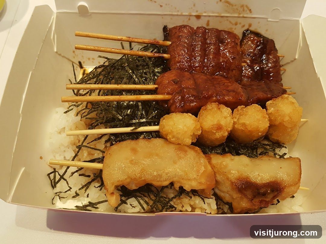 Skewers with Rice
