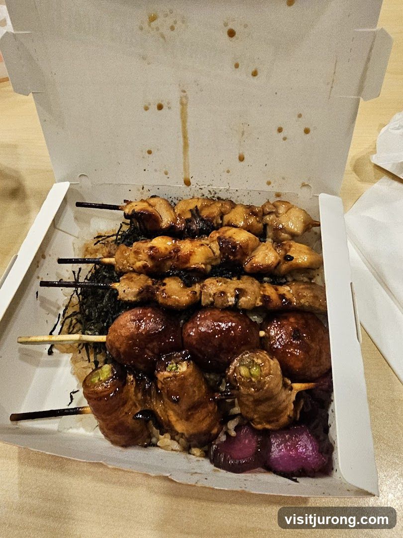 Skewers with Rice