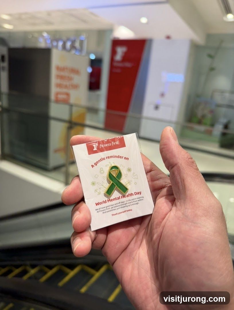 Fitness First World Mental Health Day Pin