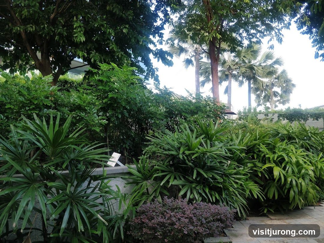Lush Greenery and Palm Trees