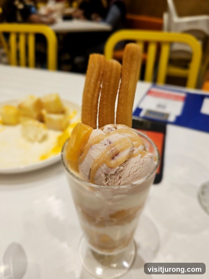 Dessert Parfait with Churros