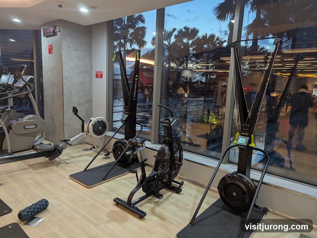 Gym Equipment by the Window