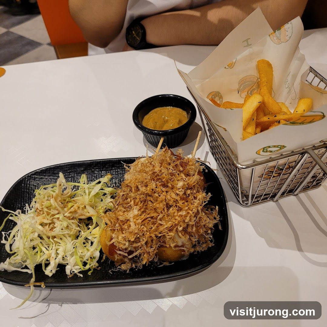 Takoyaki and Fries