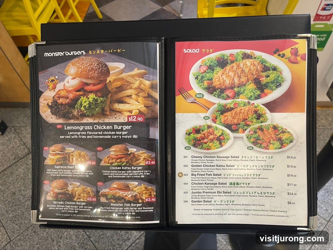 Monster Burgers & Salad