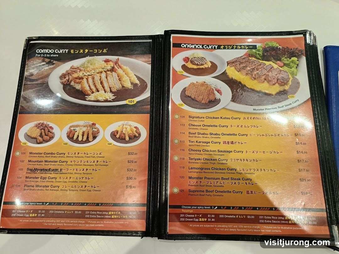 Curry Menu