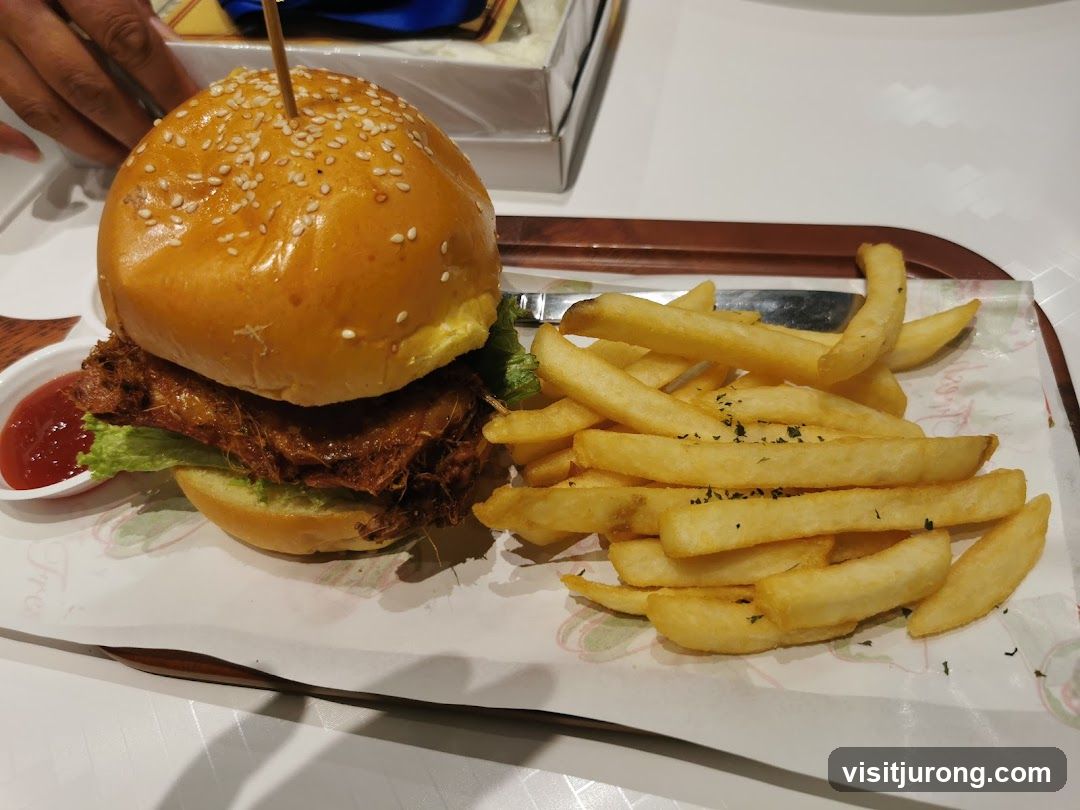 Burger and Fries