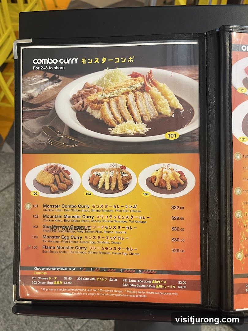 Combo Curry Menu