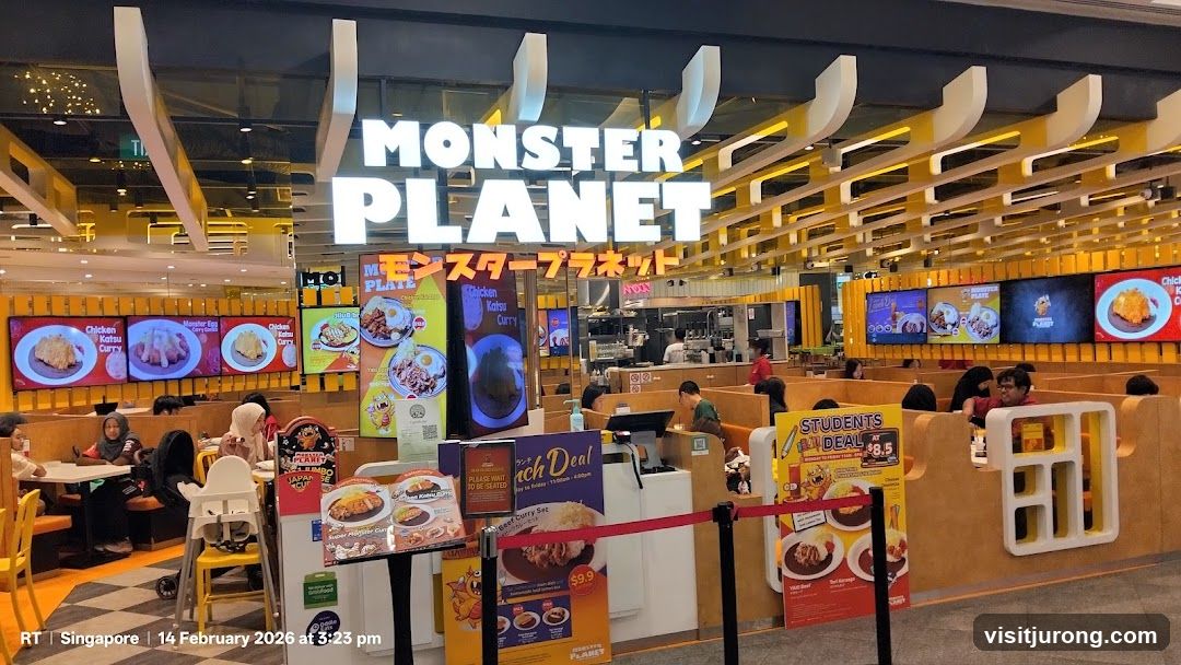 Monster Planet Restaurant Interior