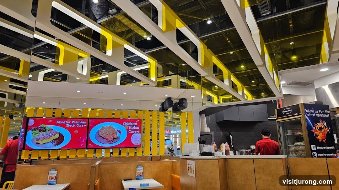 Restaurant Interior with Digital Menu