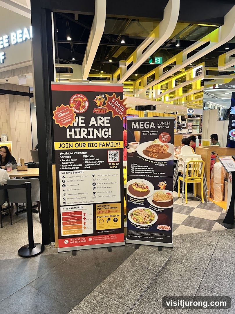 Monster Planet Hiring and Lunch Special Banners