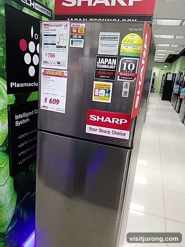 Sharp Refrigerator Display