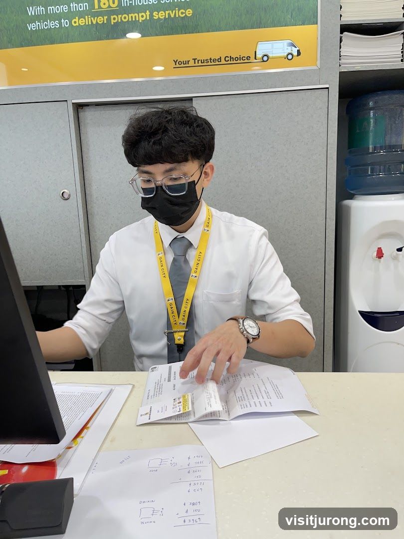 Staff at Counter