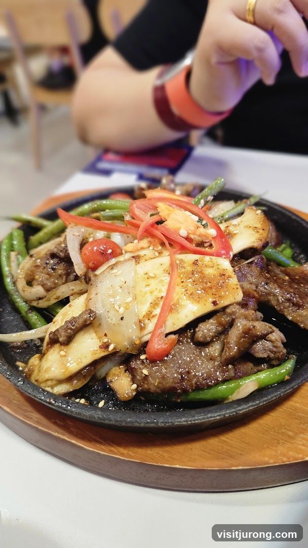 Sizzling Beef and Mushroom Dish