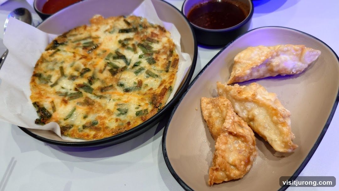 Korean Pancakes and Dumplings