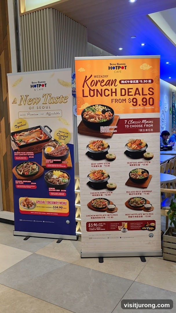 Seoul Garden Hotpot & Cafe Lunch Deals
