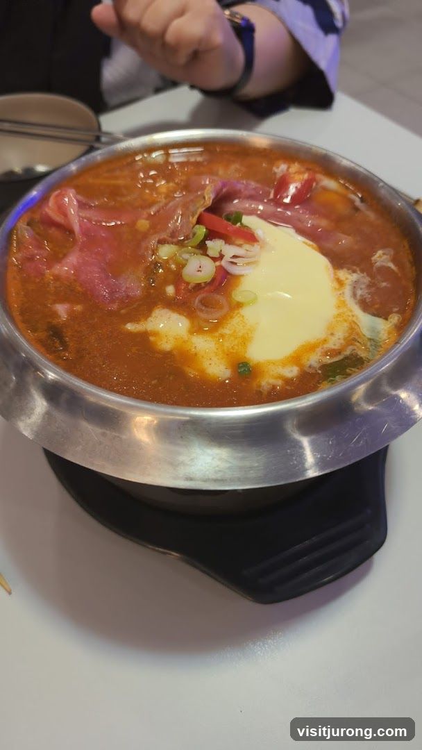 Spicy Stew with Meat and Cheese