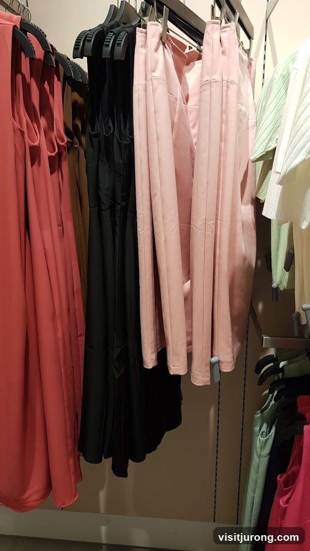 Clothing Racks with Dresses