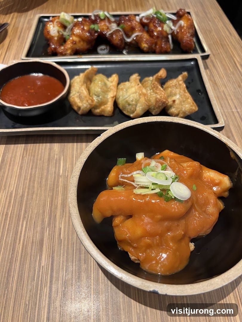 Korean Fried Chicken and Dumplings