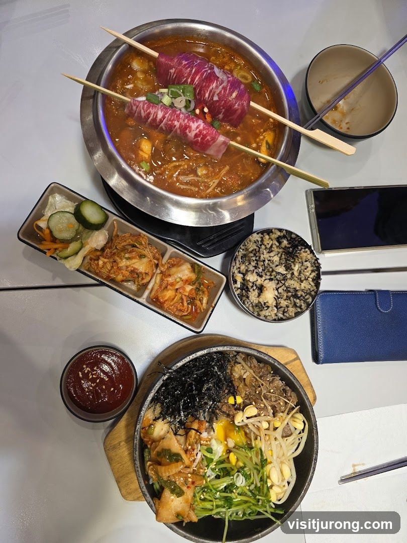 Korean Food Spread