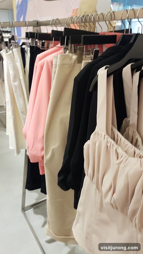 Clothing Rack with Apparel