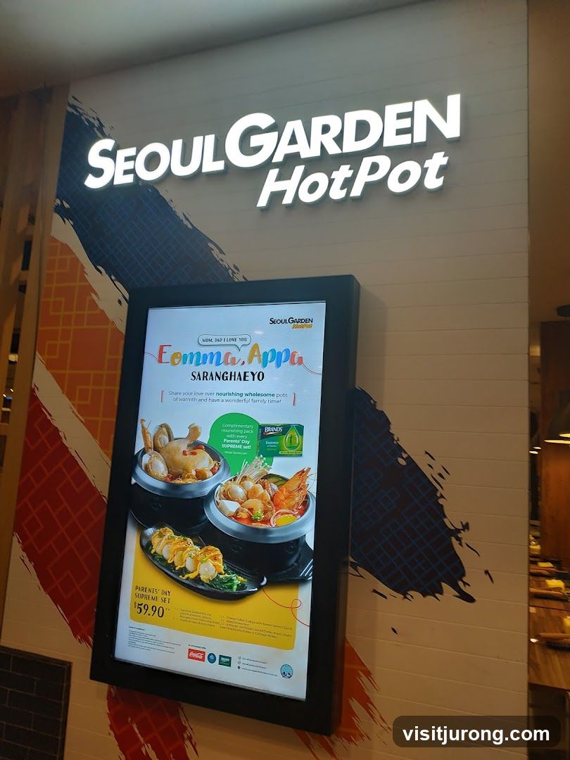 Seoul Garden Hot Pot Advertisement