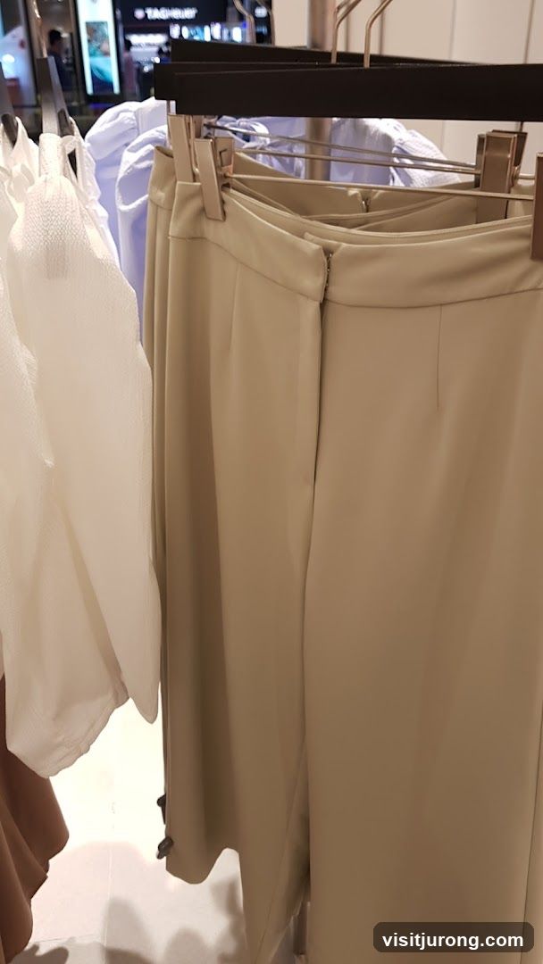 Pants on display