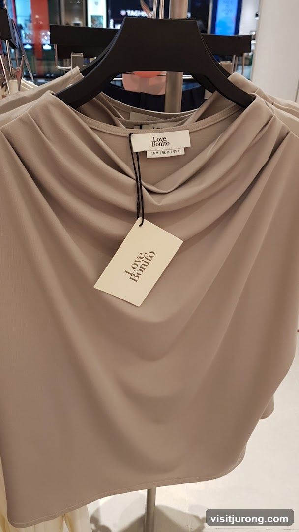 Beige Top with Tag