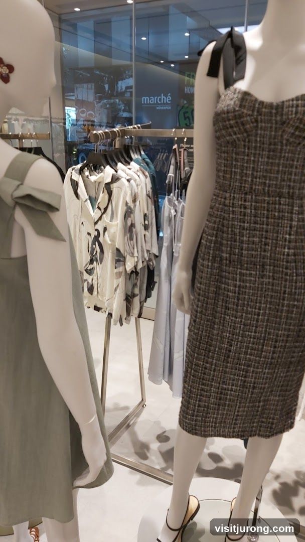 Mannequins in a clothing store