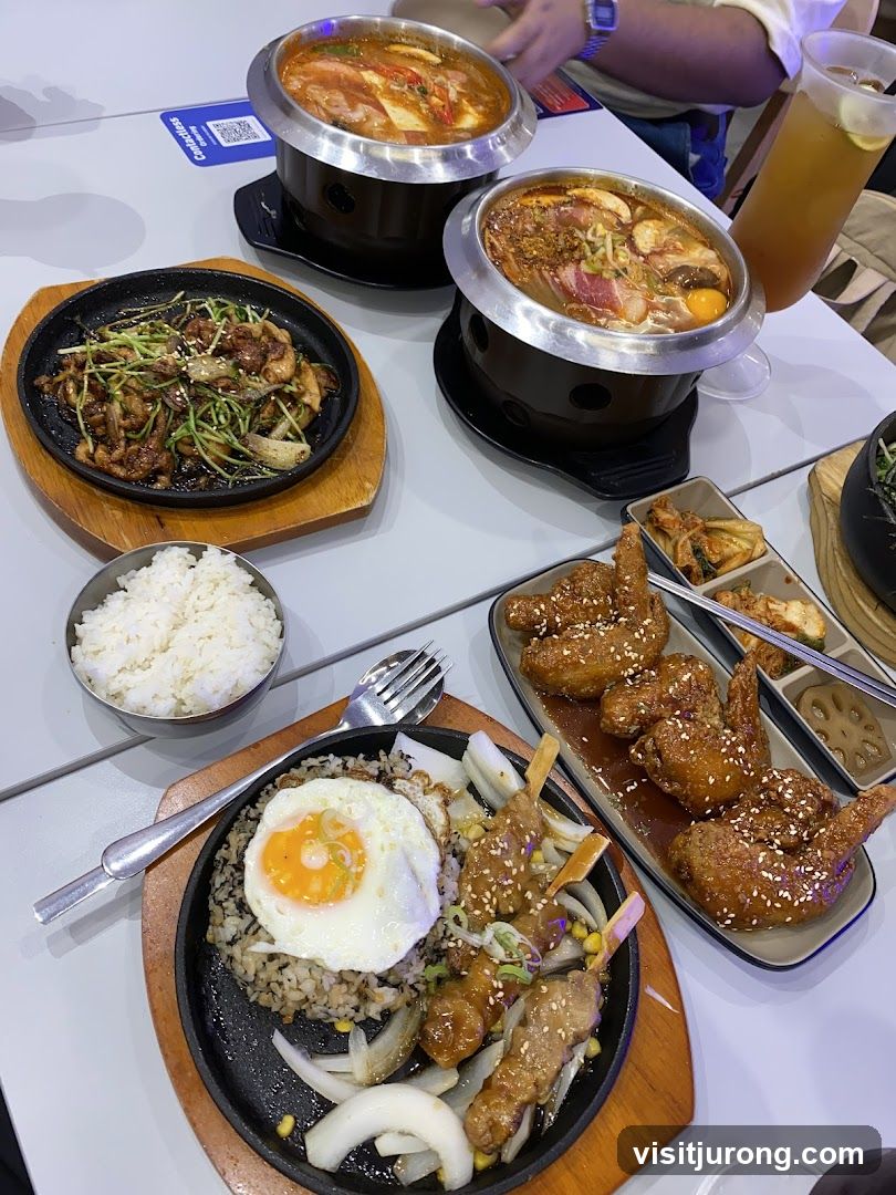 Korean Food Spread