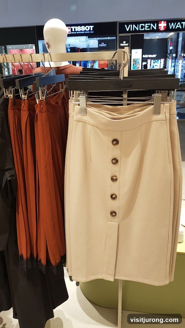 Skirts on display