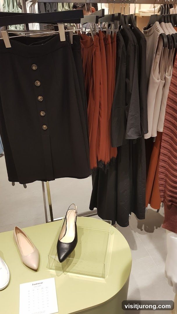Women's Apparel and Footwear Display