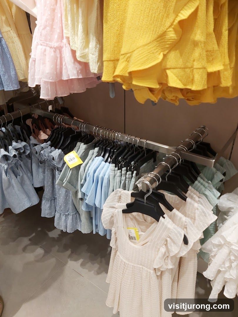 Children's Clothing Display