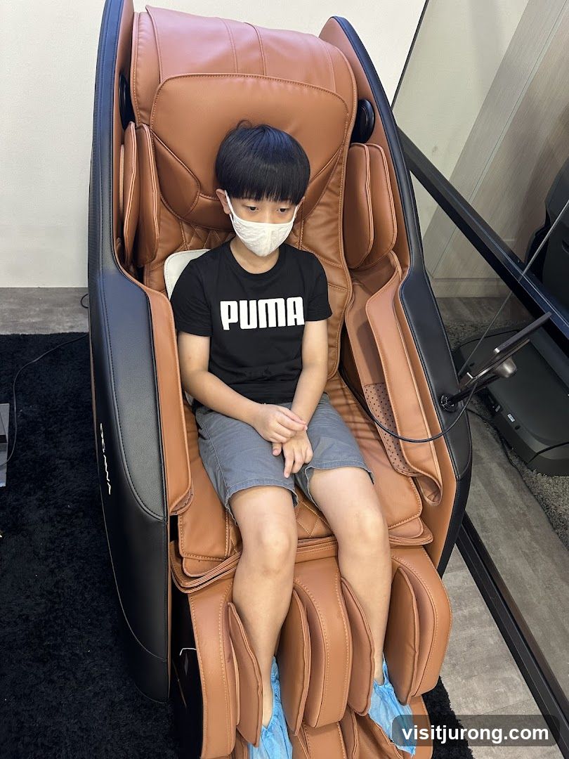 Boy in Massage Chair