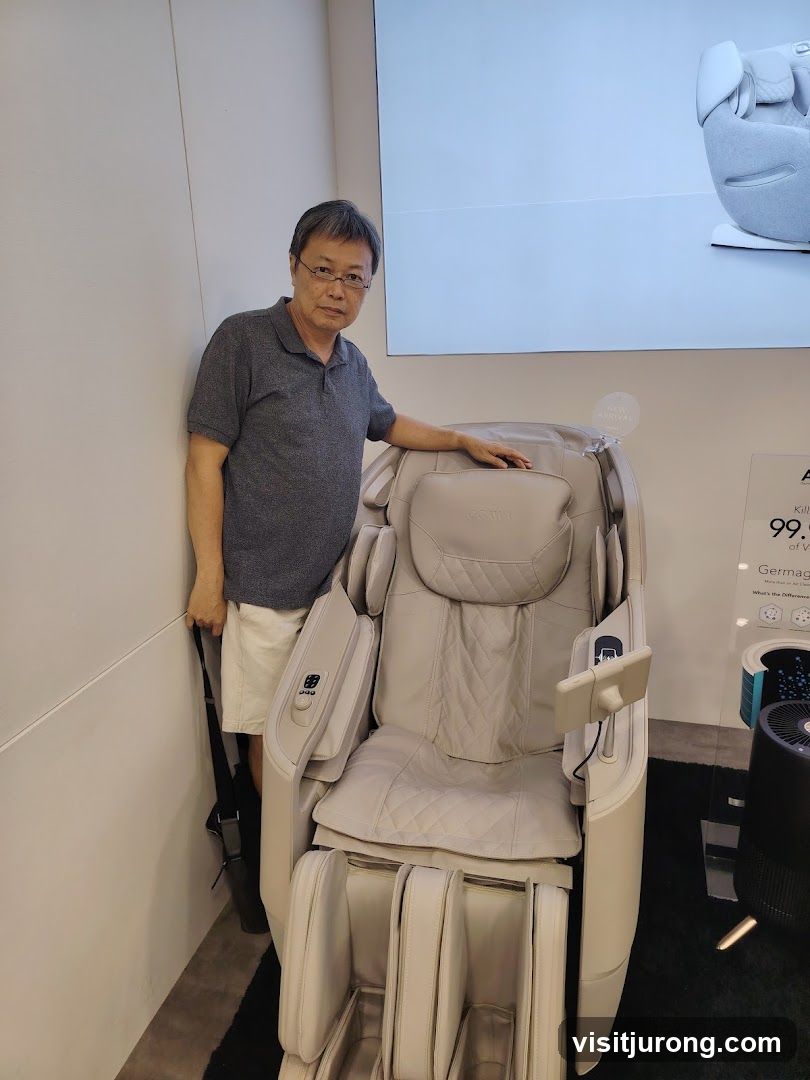 Man with Massage Chair