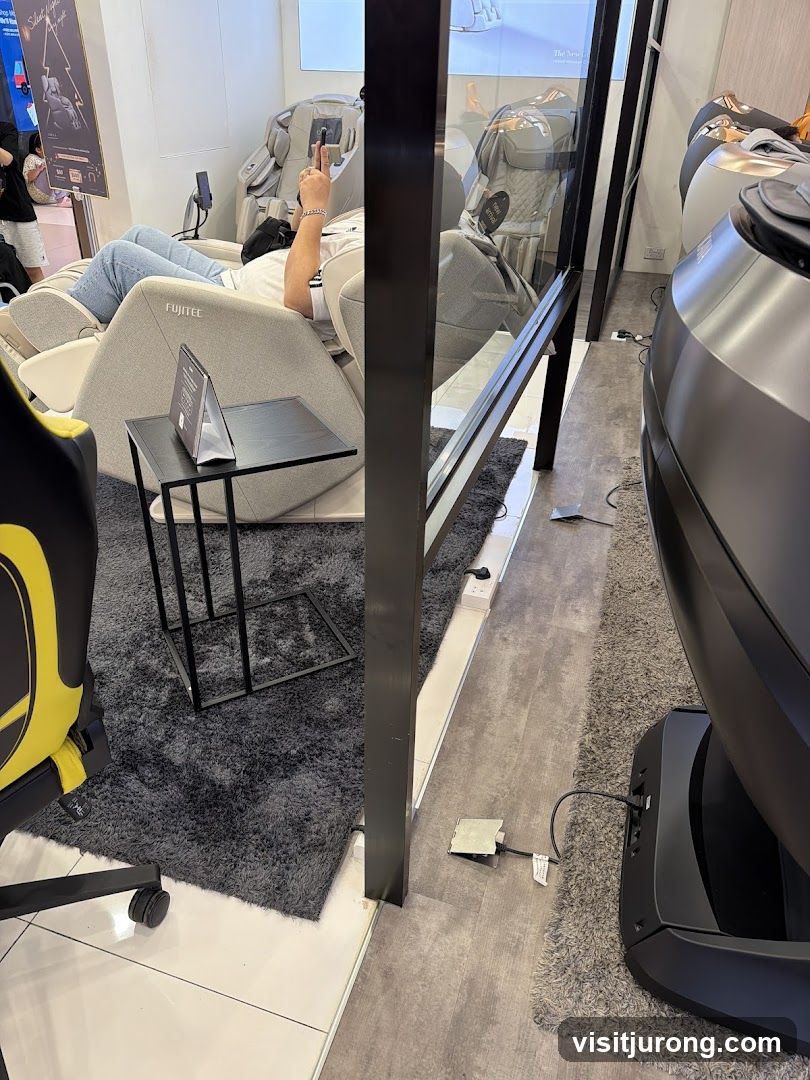 Massage Chairs Display