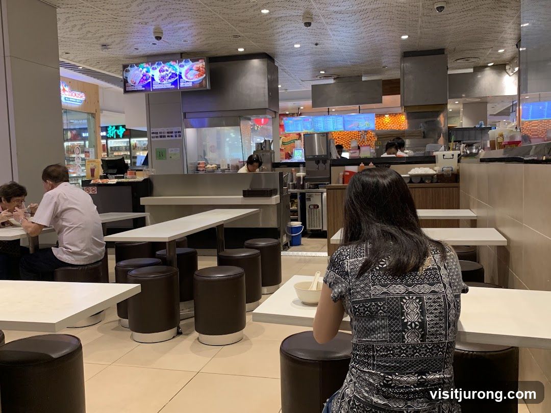 Food court dining area